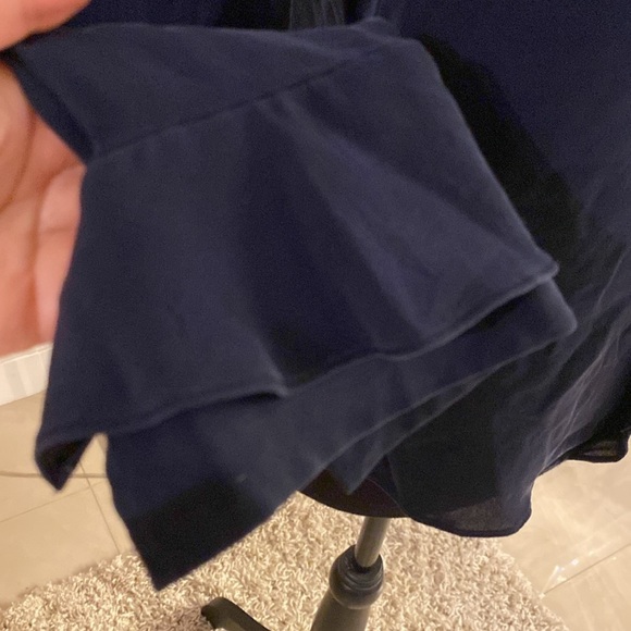 Kobi Halperin Elegant silk Navy Blouse size XS - Picture 3 of 6